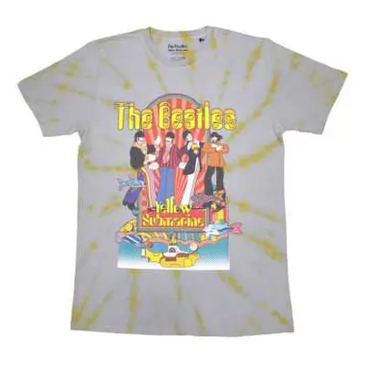 The Beatles Unisex T-shirt: Yellow Submarine Band & Fish (wash Collection) (small) S