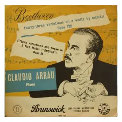 CD Claudio Arrau: Beethoven: Diabelli Variations