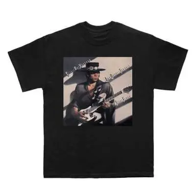 Stevie Ray Vaughan Unisex T-shirt: Texas Flood Album Cover (medium) M