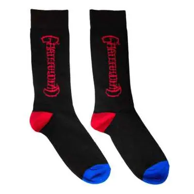 Grateful Dead Unisex Ankle Socks: Vertical Mono Logo (uk Size 6 - 11) UK Size 6 - 11