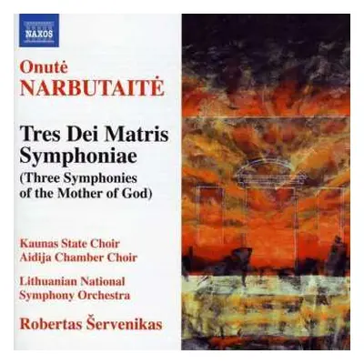 CD Lithuanian National Symphony Orchestra: Tres Dei Matris Symphoniae