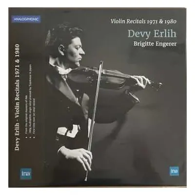 2LP Devy Erlih: Violin Recitals 1971 & 1980