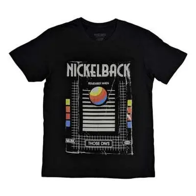 Nickelback Unisex T-shirt: Those Days Vhs (medium) M