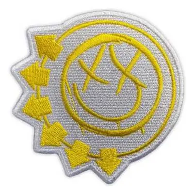 Blink-182 Standard Woven Patch: Yellow Six-arrow Smile