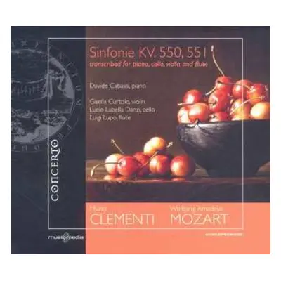 CD Wolfgang Amadeus Mozart: Symphonien Nr.40 & 41 Für Flöte,violine,cello & Klavier