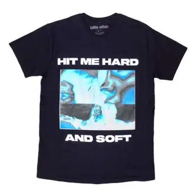 Billie Eilish Unisex T-shirt: Hit Me Hard And Soft Negative (small) S