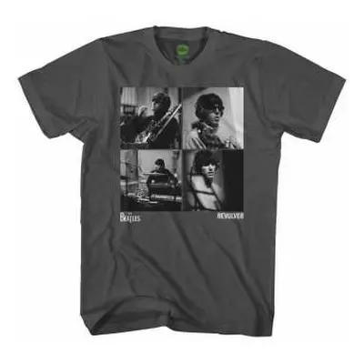 The Beatles Unisex T-shirt: Revolver Studio Shots (large) L