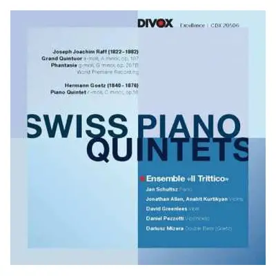 CD Joseph Joachim Raff: Swiss Piano Quintets