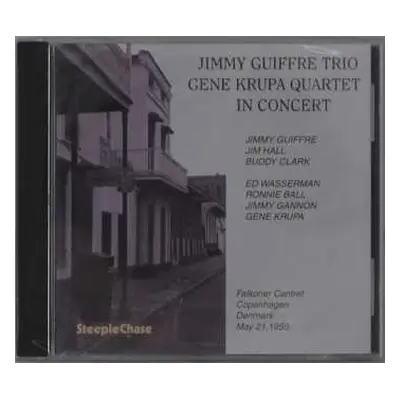 CD Jimmy Guiffre Trio & Gene Krupa Quartet: In Concert (falkoner Centre, Copenhagen, May 21, 195