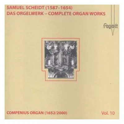 CD Samuel Scheidt: Das Orgelwerk Vol.10