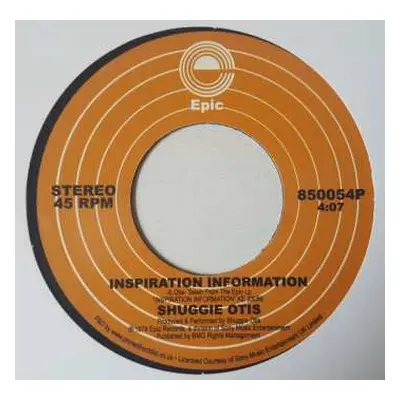 SP Shuggie Otis: Inspiration Information / Aht Uh Mi Hed