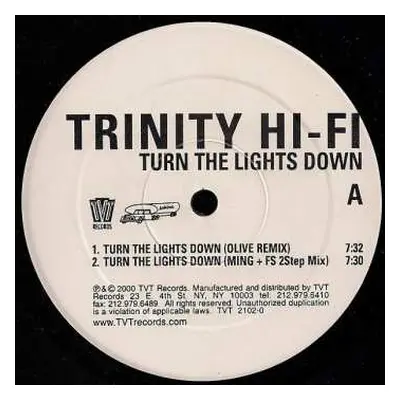 LP Trinity Hi-Fi: Turn The Lights Down