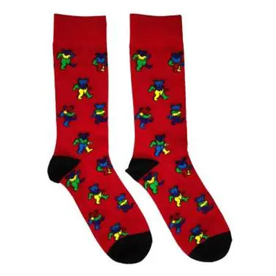 Grateful Dead Unisex Ankle Socks: Dancing Bears (uk Size 6 - 11) UK Size 6 - 11