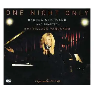 CD/DVD Barbra Streisand: One Night Only