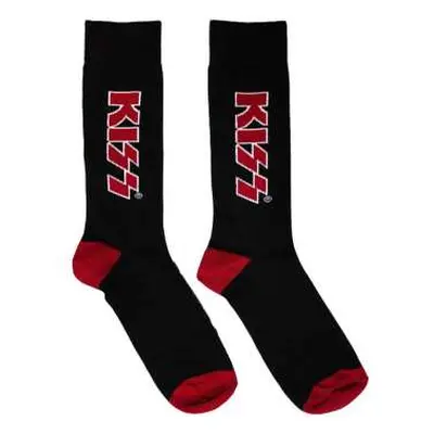 Kiss Unisex Ankle Socks: Red Logo (uk Size 6 - 11) UK Size 6 - 11