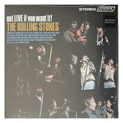 LP The Rolling Stones: Got Live If You Want It!