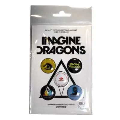 Imagine Dragons Button Badge Pack: Enemy