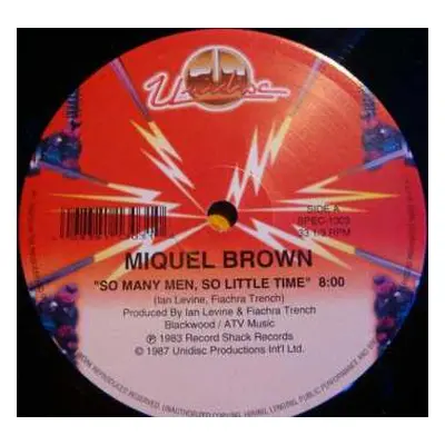 LP Miquel Brown: So Many Men, So Little Time