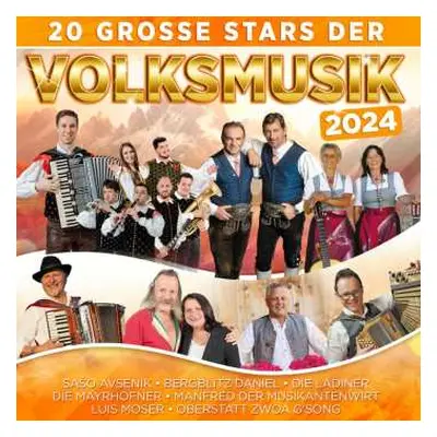 CD Divers: 20 Große Stars Der Volksmusik 2024