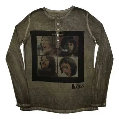 The Beatles Unisex Long Sleeve T-shirt: Let It Be Stone Wash (small) S