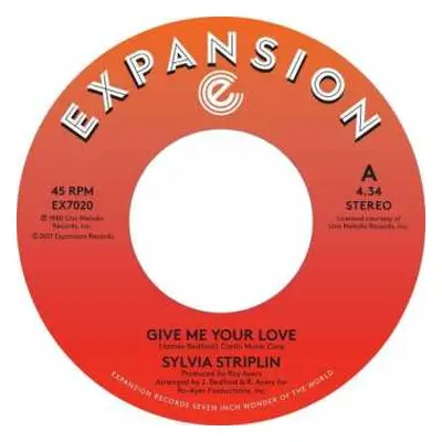 SP Sylvia Striplin: Give Me Your Love