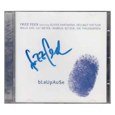 CD Frizz Feick: Blaupause (handsigniert)