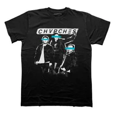 Chvrches Unisex T-shirt: Cut Photo (x-large) XL