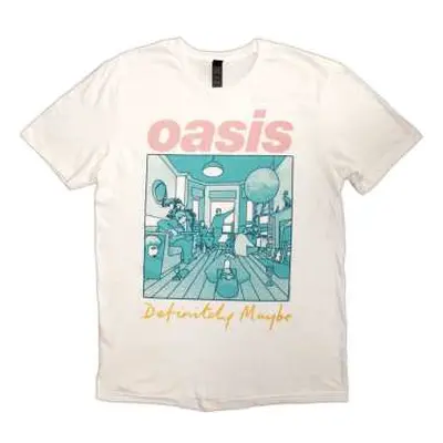 Oasis Unisex T-shirt: Definitely Maybe Illustration Colour (xx-large) XXL