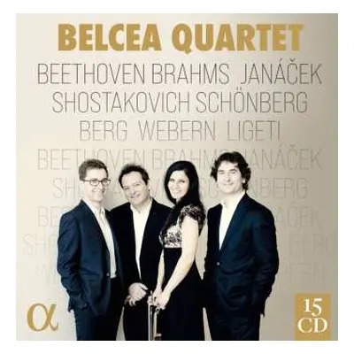 15CD/Box Set Belcea Quartet: The Alpha Classics Complete Recordings