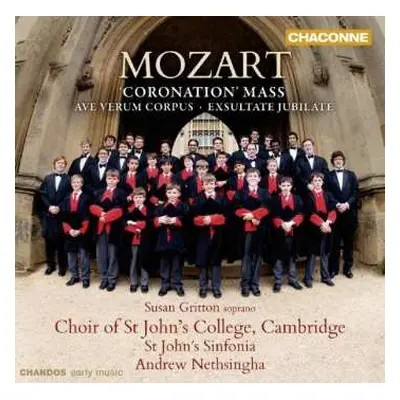 CD Wolfgang Amadeus Mozart: Coronation Mass · Ave Verum Corpus · Exsultate, Jubilate