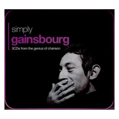 3CD/Box Set Serge Gainsbourg: Simply Gainsbourg (3 CDs From The Genius Of Chanson)