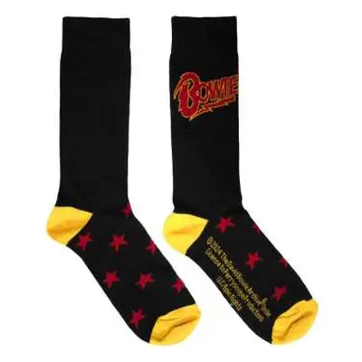 David Bowie Unisex Ankle Socks: Stars (uk Size 6 - 11) UK Size 6 - 11