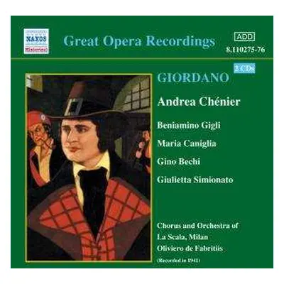 2CD U. Giordano: Andrea Chenier