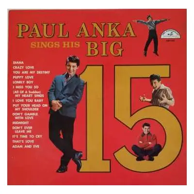 LP Paul Anka: Sings His Big 15