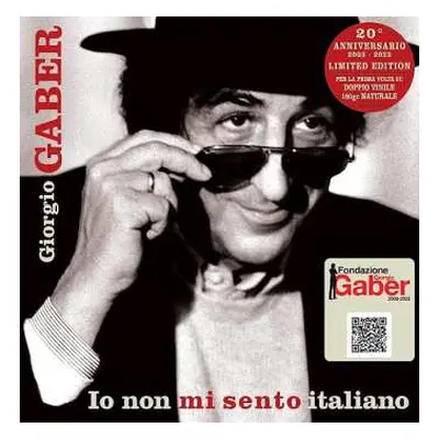 2LP Giorgio Gaber: Io Non Mi Sento Italiano CLR | LTD