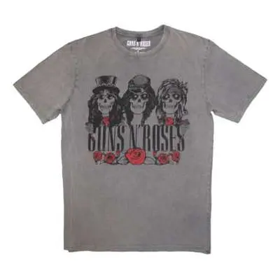 Guns N' Roses Unisex Stone Wash T-shirt: Hell Group (small) S