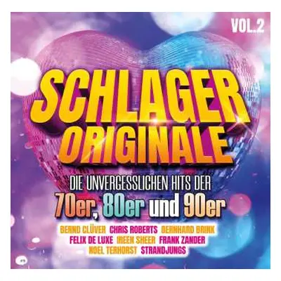 2CD Various: Schlager Originale: Unvergessliche Hits Vol.2