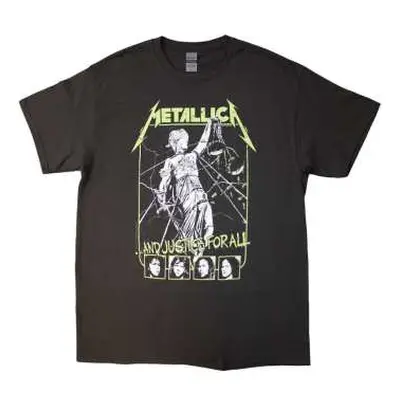 Metallica Unisex T-shirt: Justice Faces (large) L