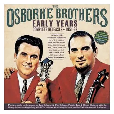 2CD The Osborne Brothers: Early Years - Complete Releases 1951-62