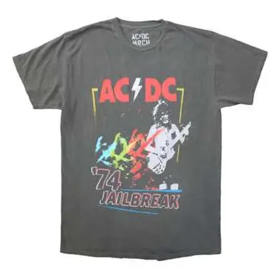 Ac/dc Unisex T-shirt: Vintage '74 Jailbreak (xxxx-large) XXXXL