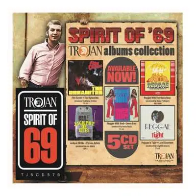 5CD Various: Spirit Of 69: The Trojan Albums Collection