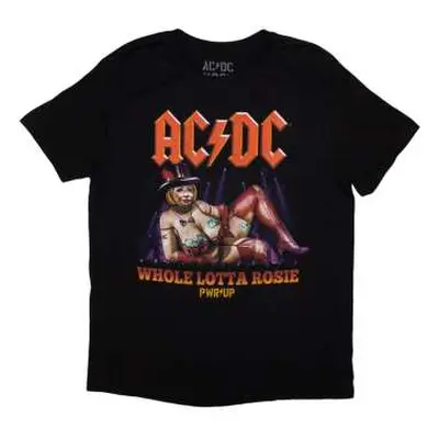 Ac/dc Unisex T-shirt: Whole Lotta London Pwr-up Eu Tour '24 (back Print & Ex-tour) (medium) M