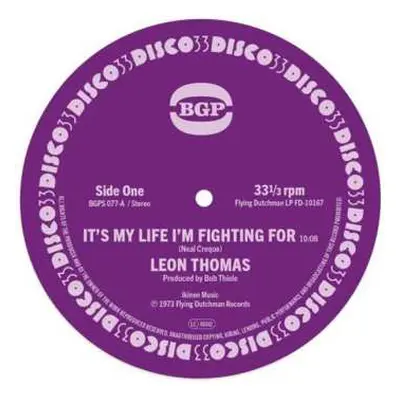 SP Leon Thomas: It's My Life I'm Fighting For / Shape Your Mind To Die