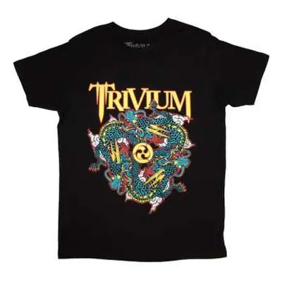 Trivium Unisex T-shirt: Dragon Circle Pit (large) L