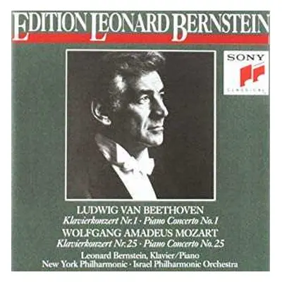 CD Ludwig van Beethoven: Edition Leonard Bernstein - Beethoven Klavierkonzert Nr. 1, Mozart Klav