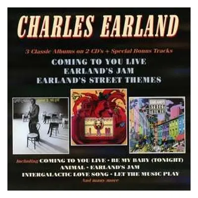 2CD Charles Earland: Coming To You Live / Earland's Jam / Earland's Street Themes