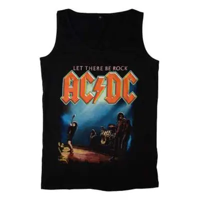 Ac/dc Ladies Vest T-shirt: Let There Be Rock (medium) M