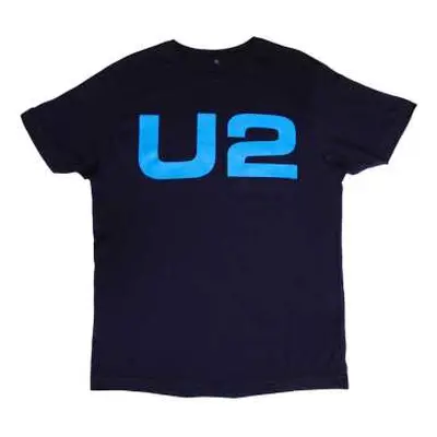 U2 Unisex T-shirt: Logo E+i 2018 Tour Dates (back Print/ex-tour) (medium) M