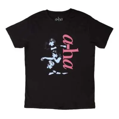 A-ha Unisex T-shirt: Vertical Logo (x-large) XL