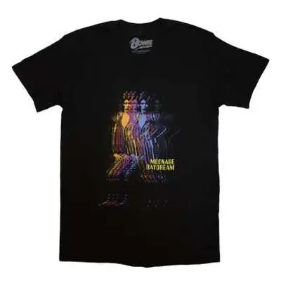 David Bowie Unisex T-shirt: Moonage Multi Davids (x-large) XL